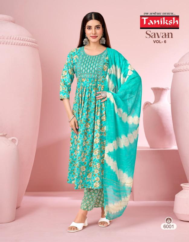Taniksh savan vol 6 wholesale kurti near me